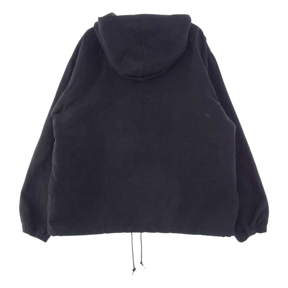 Supreme シュプリーム 21SS Floral Tapestry Anorak フローラル タペストリー ハーフ ジップ アノラック パーカー ジャケット ブラック系 M【美品】【中古】