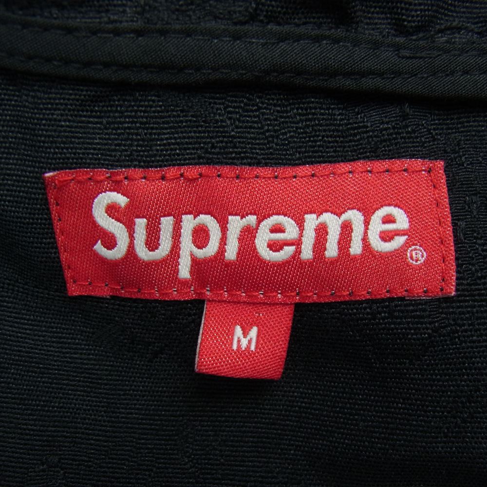 Supreme シュプリーム 21SS Floral Tapestry Anorak フローラル タペストリー ハーフ ジップ アノラック パーカー ジャケット ブラック系 M【美品】【中古】