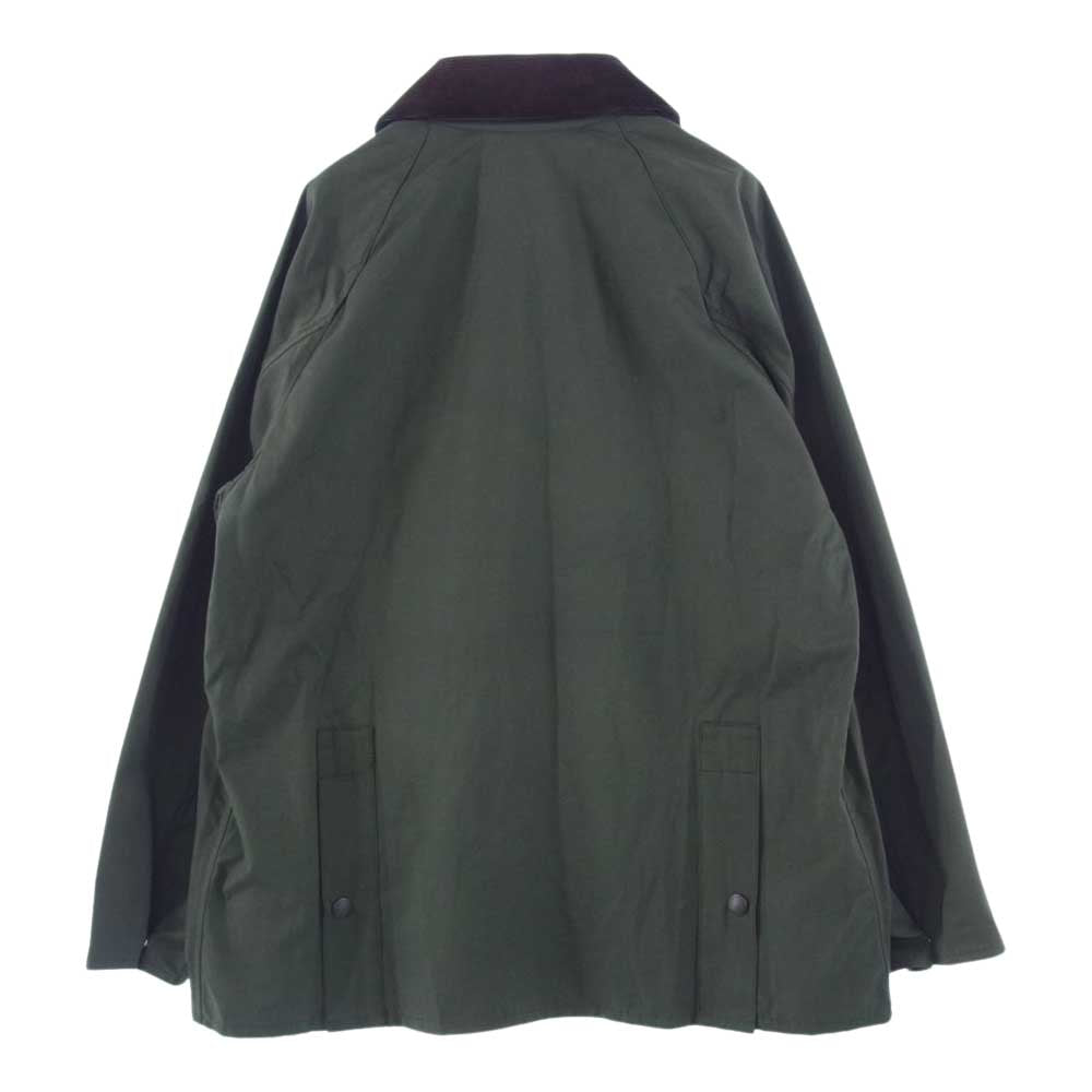 Barbour バブアー 4302483 国内正規品 OS PEACHED BEDALE CASUAL オーバーサイズ ピーチド ビデイル カジュアル ジャケット モスグリーン系 38【中古】
