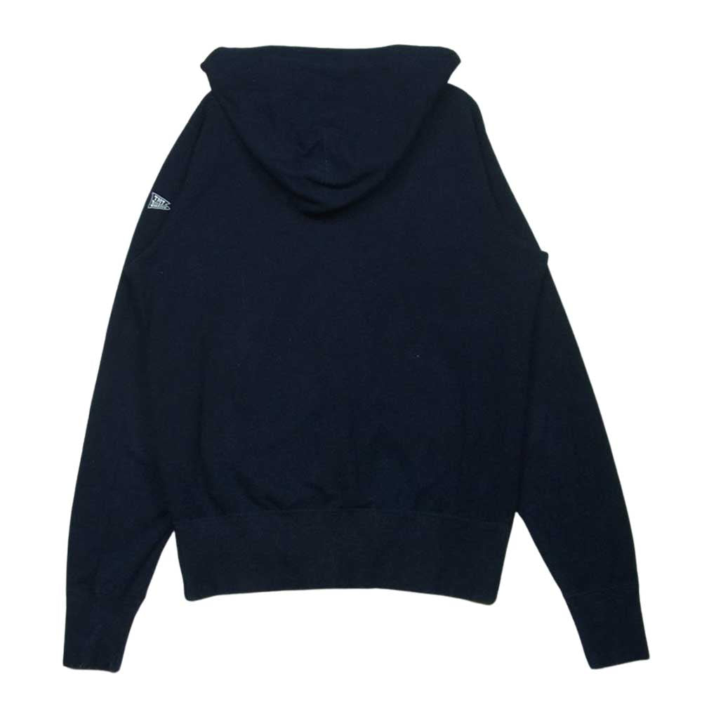 TMT ティーエムティー TSW-S1708 INDIGO インディゴ フルジップ スウェット パーカー ダークネイビー系 L【中古】