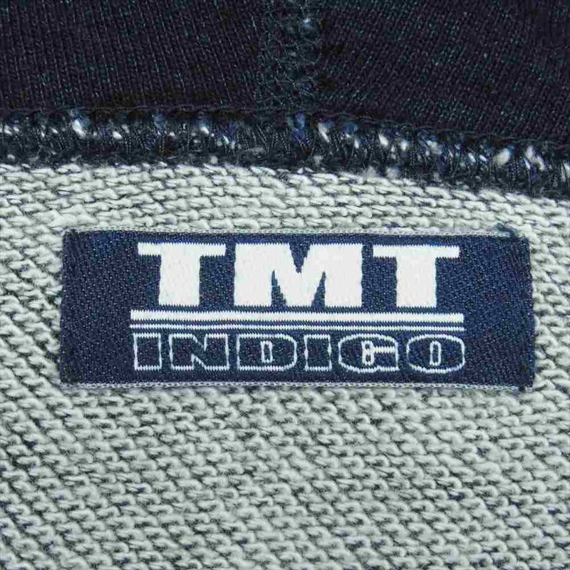 TMT ティーエムティー TSW-S1708 INDIGO インディゴ フルジップ スウェット パーカー ダークネイビー系 L【中古】