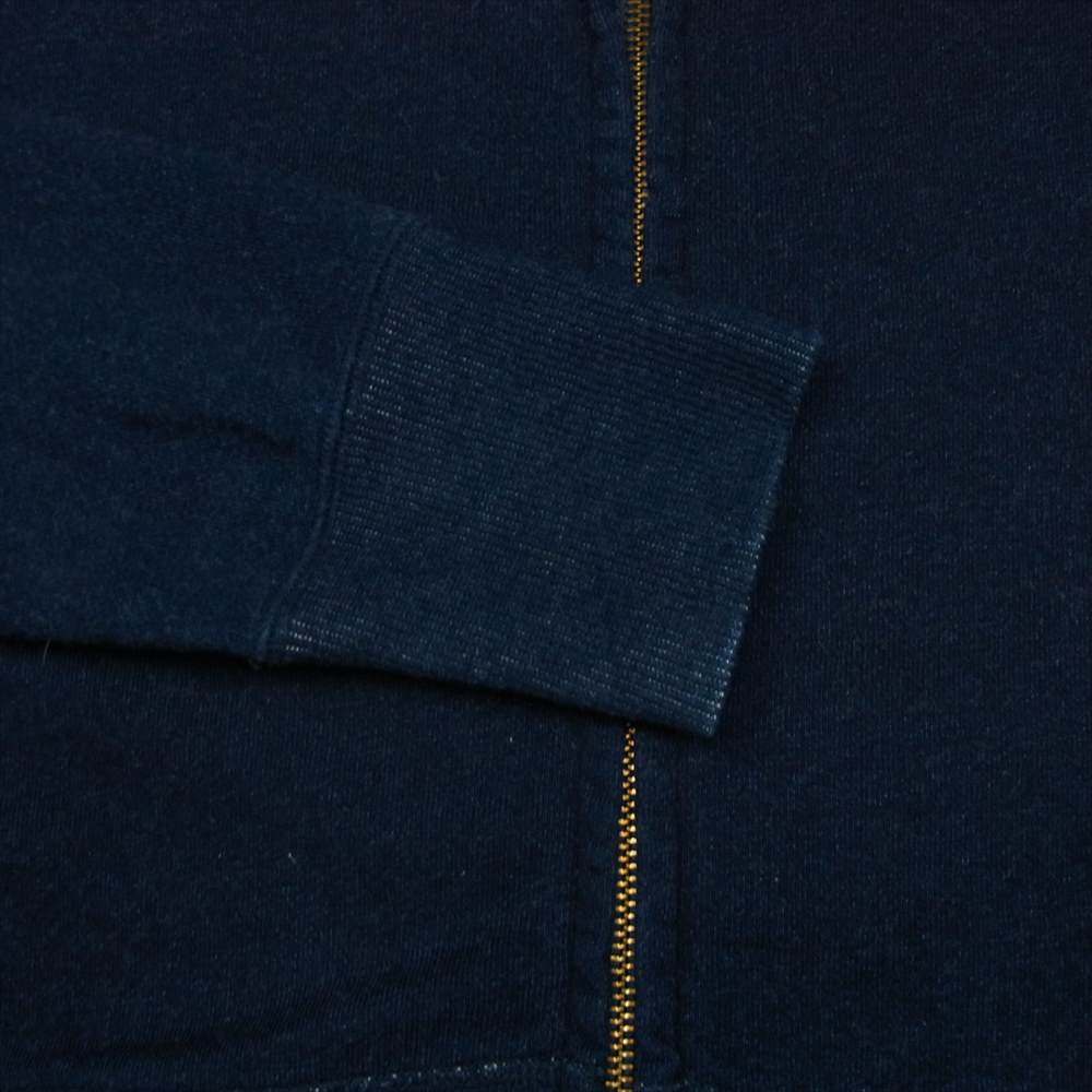 TMT ティーエムティー TSW-S1708 INDIGO インディゴ フルジップ スウェット パーカー ダークネイビー系 L【中古】