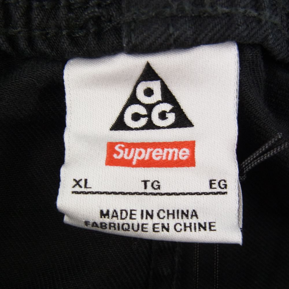 Supreme シュプリーム 22AW × Nike ACG Belted Denim Pant デニム パンツ ブラック系 XL【新古品】【未使用】【中古】