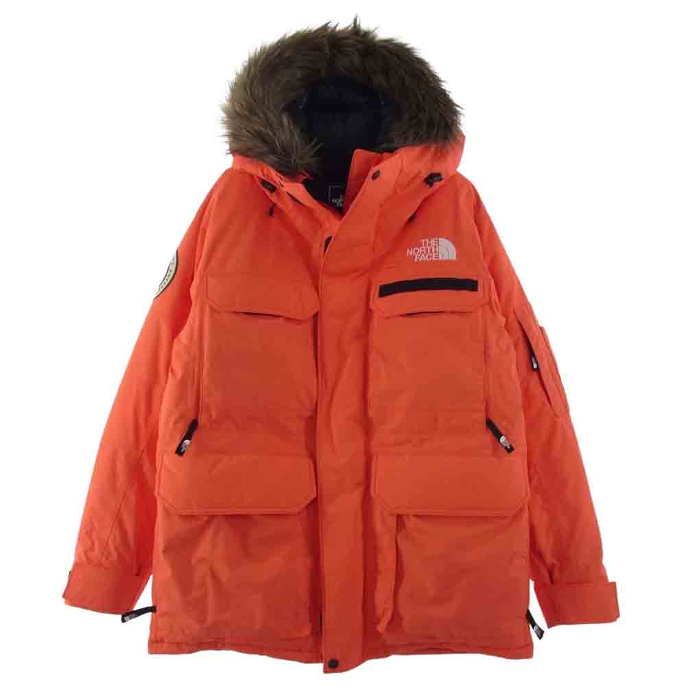 THE NORTH FACE ノースフェイス ND91920 Southern Cross Parka SUMMITSERIES サザンクロス パーカ ダウン コート ジャケット オレンジ系 L【美品】【中古】