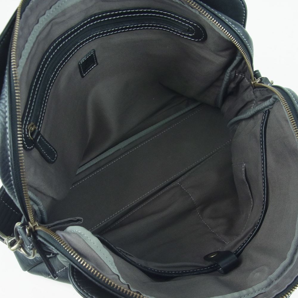 土屋鞄製造所 ツチヤカバン PLOTA プロータ 2way ショルダー バッグ レザー ブラック系【中古】