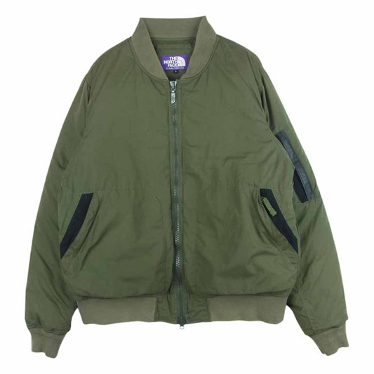 THE NORTH FACE ノースフェイス ND2664N PURPLE LABEL MOUNTAIN FIELD DOWN JACKET パープルレーベル マウンテン フィールド ダウン ボンバー ジャケット ブルゾン カーキ系 L【中古】