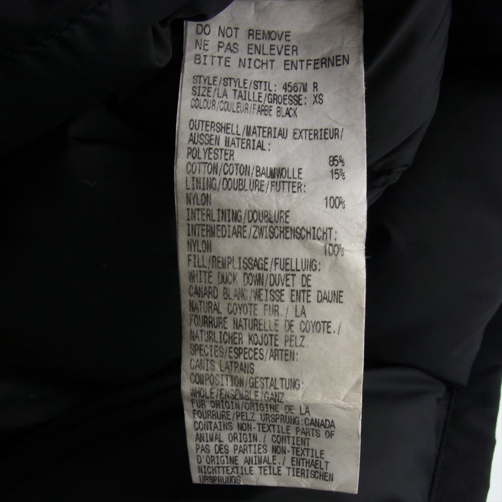 CANADA GOOSE カナダグース 4567M CITADEL PARKA シタデル パーカー ブラック系【中古】