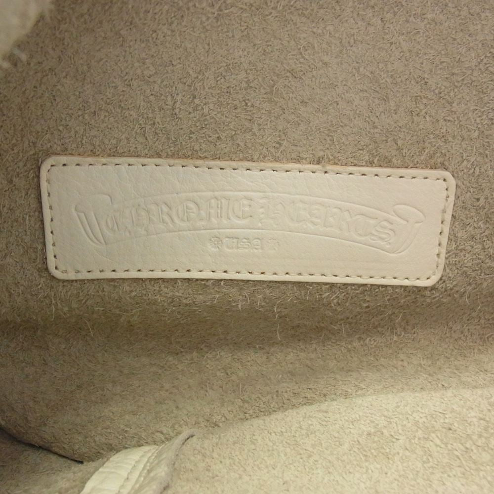 CHROME HEARTS クロムハーツ（原本無） DUFFLE TINY タイニーダッフル ダガージップ レザーバッグ ホワイト系【中古】