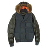 MONCLER モンクレール YOURI ニット ファー ダウン ジャケット グレー系 1【中古】