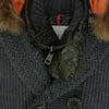 MONCLER モンクレール YOURI ニット ファー ダウン ジャケット グレー系 1【中古】