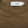 GRAPHPAPER グラフペーパー GU193-70025 Heavy Weight L/S Oversized Tee ヘビーウェイト オーバーサイズ Tシャツ カーキ系 F【中古】