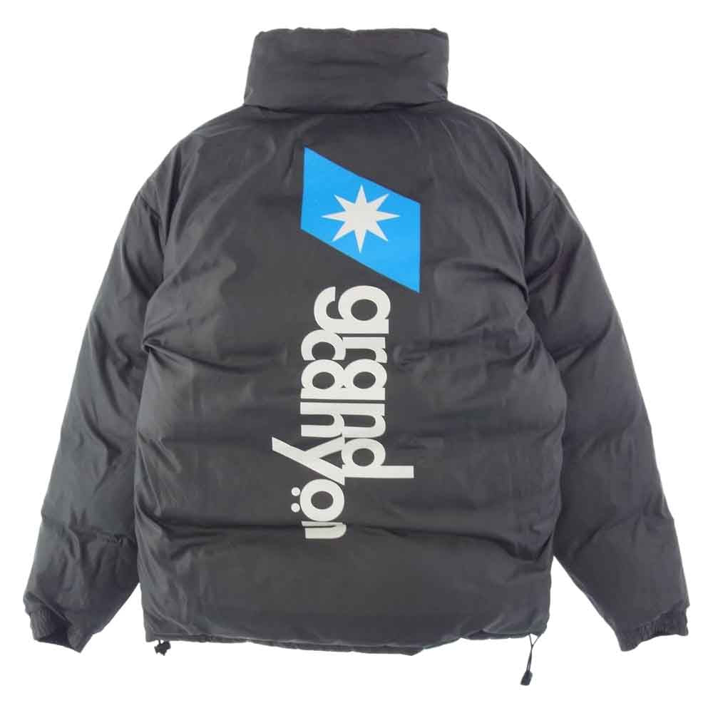 GDC ジーディーシー リバーシブル 初期モデル ダウン ジャケット ブラック系 グレー系 L【中古】