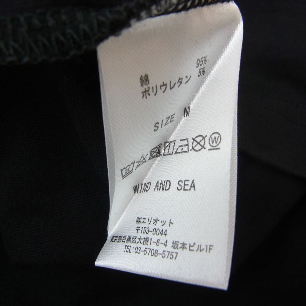 WIND AND SEA ウィンダンシー WDSARNA-03 × ARENA アリーナ ARENA AND SEA T-SHIRTS アリーナ アンド シー 半袖 Tシャツ ブラック系 M【中古】