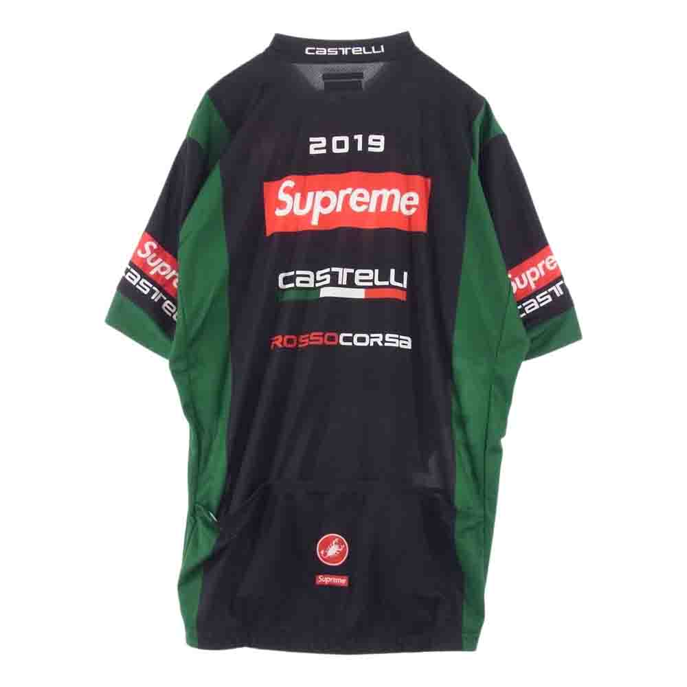 Supreme シュプリーム 19SS Castelli Cycling Jersey カステリ サイクリング 半袖 ジャージ ブラック系【新古品】【未使用】【中古】