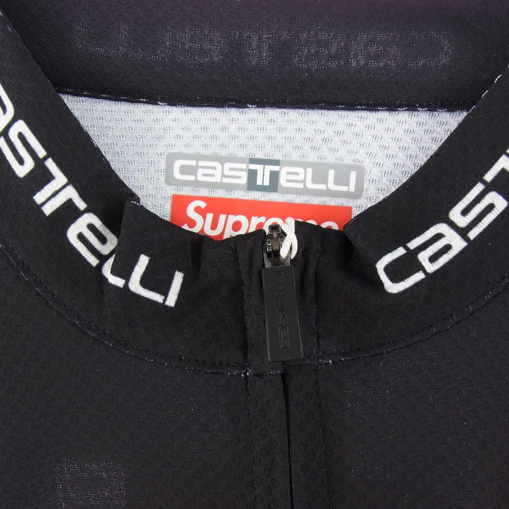 Supreme シュプリーム 19SS Castelli Cycling Jersey カステリ サイクリング 半袖 ジャージ ブラック系【新古品】【未使用】【中古】