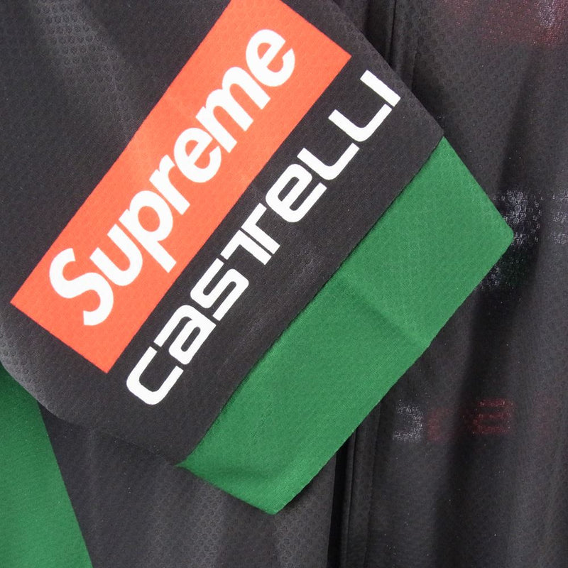 Supreme シュプリーム 19SS Castelli Cycling Jersey カステリ サイクリング 半袖 ジャージ ブラック系【新古品】【未使用】【中古】