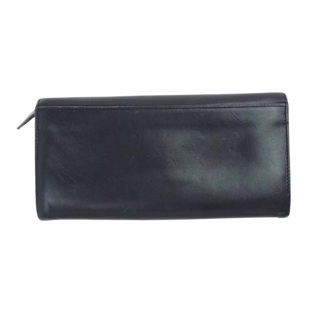 Vivienne Westwood ヴィヴィアンウエストウッド オーブ レザー ロングウォレット 長財布 ブラック系【中古】