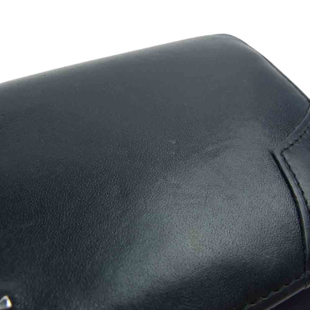 Vivienne Westwood ヴィヴィアンウエストウッド オーブ レザー ロングウォレット 長財布 ブラック系【中古】