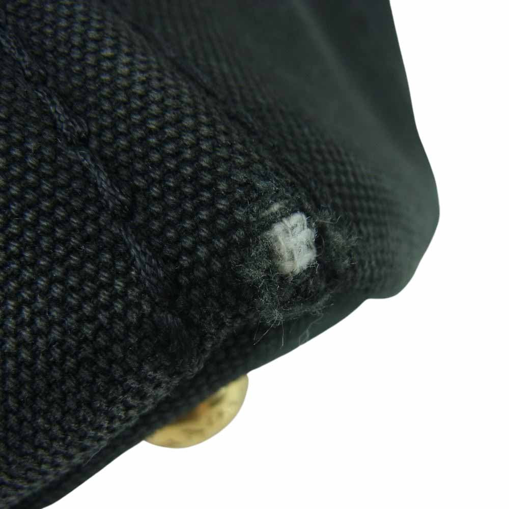 PRADA プラダ B2439G カナパ トート ハンド バッグ イタリア製 ブラック系 ダークグレーに近い黒【中古】
