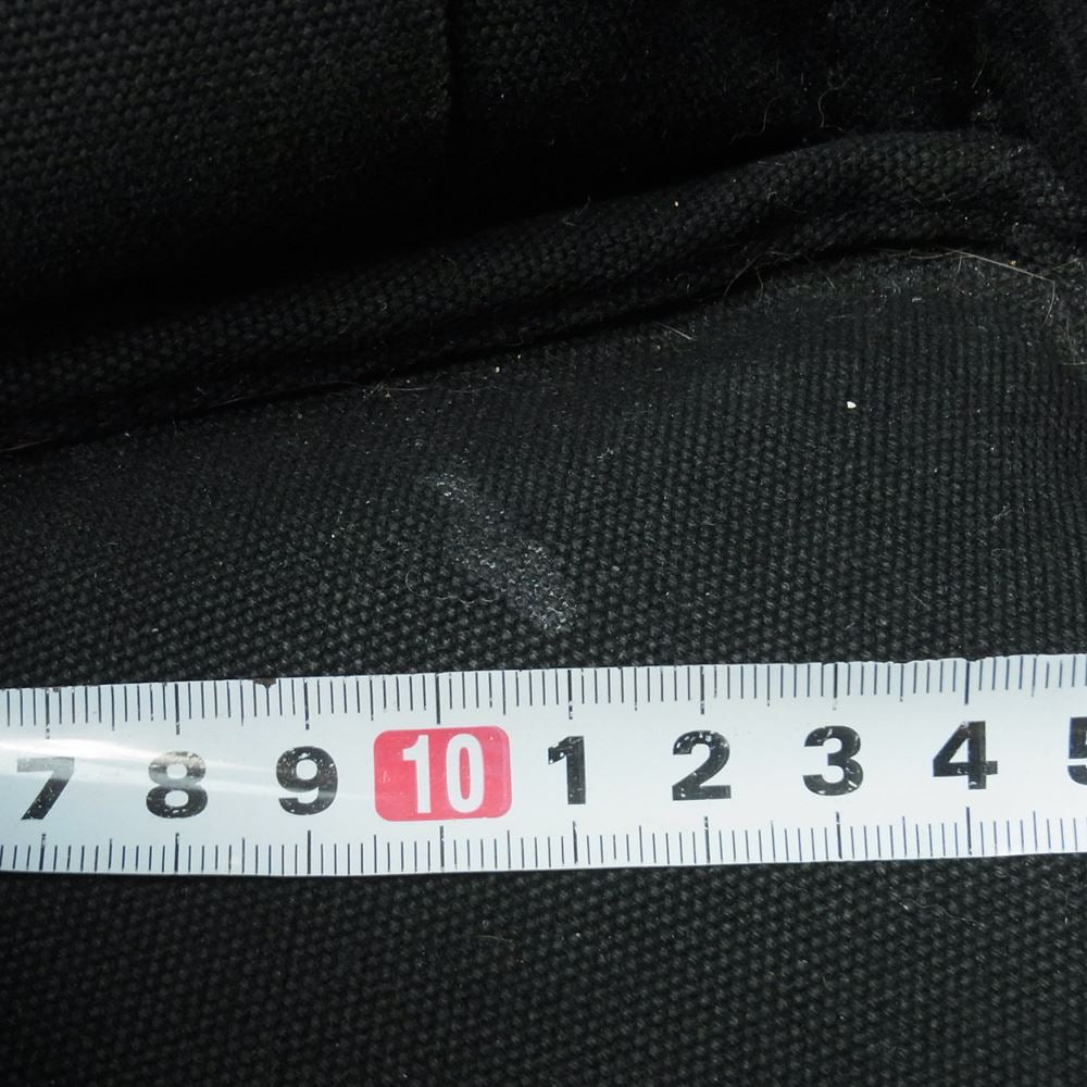 PRADA プラダ B2439G カナパ トート ハンド バッグ イタリア製 ブラック系 ダークグレーに近い黒【中古】