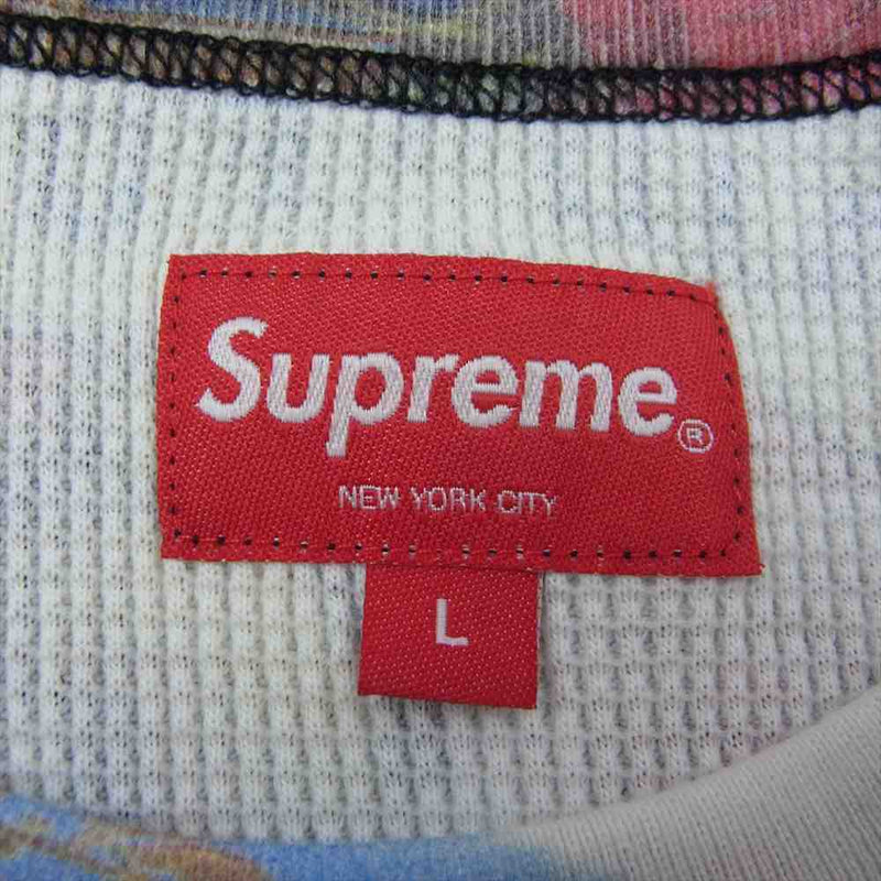 Supreme シュプリーム 22AW Republica Thermal リパブリカ サーマル カットソー 長袖 マルチカラー系 L【極上美品】【中古】