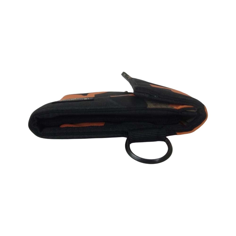 PORTER ポーター 384-17809 PS CAMO LONG WALLET カモフラ ロングウォレット オレンジ系 ブラック系 カーキ系【美品】【中古】