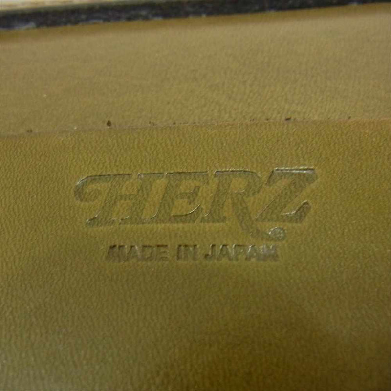 HERZ ヘルツ CW-2-GR 2way 樽型 ミニバッグ カスタムモデル ショルダー ハンド バッグ カーキ系