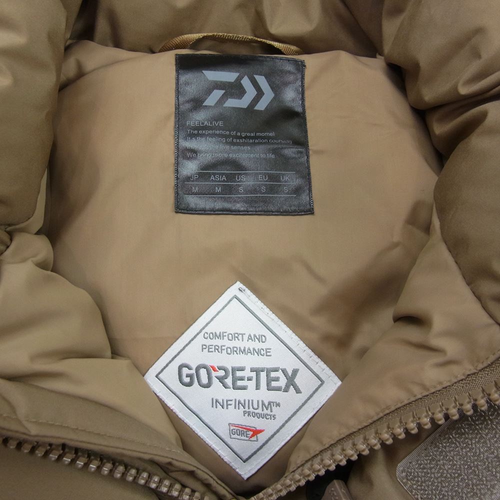 ダイワ ピア サーティナイン BJ-18020W GORE-TEX INFINIUM EXPEDITION DOWN JACKET ゴアテックス インフィニアム ダウン ジャケット ブラウン系 M【中古】