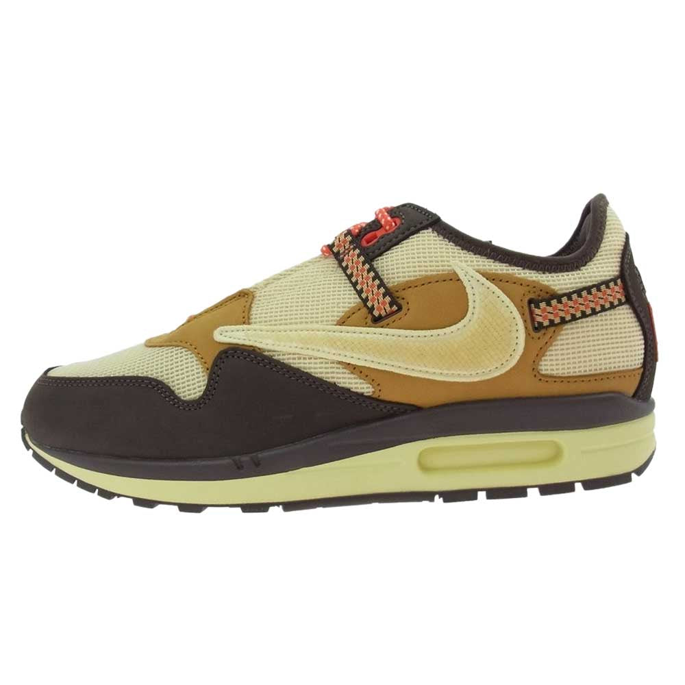 NIKE ナイキ × Travis Scott トラビススコット DO9392-200 Air Max 1 エア マックス 1 カクタス ジャック スニーカー イエロー系 ブラウン系 28cm【新古品】【未使用】【中古】