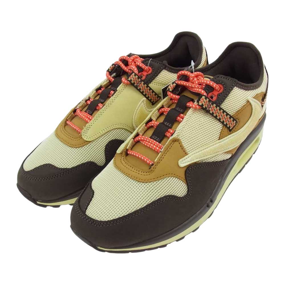 NIKE ナイキ × Travis Scott トラビススコット DO9392-200 Air Max 1 エア マックス 1 カクタス ジャック スニーカー イエロー系 ブラウン系 28cm【新古品】【未使用】【中古】