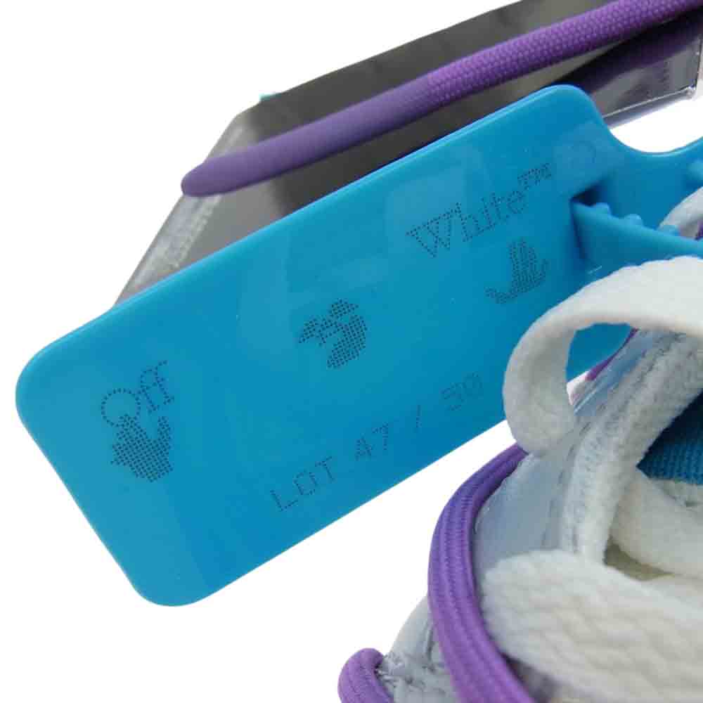 NIKE ナイキ × OFF-WHITE オフホワイト DM1602-125 DUNK LOW ダンク ロー スニーカー グレー系 ホワイト系 9.5【新古品】【未使用】【中古】