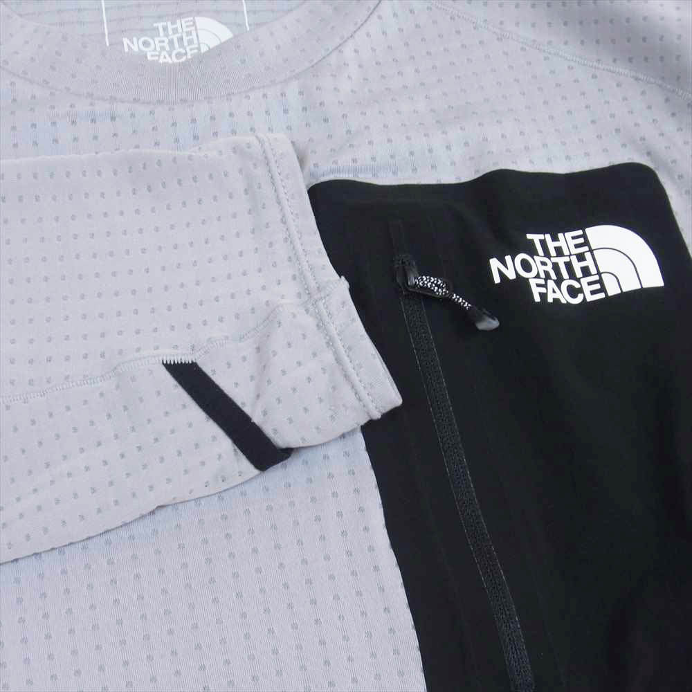 THE NORTH FACE ノースフェイス NT12123 Expedition Dry Dot Crew エクスペディションドライドットクルー ブラック  グレー系 XL【中古】