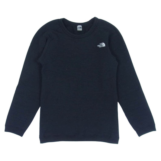 THE NORTH FACE ノースフェイス NT62113 Expedition Hot Crew エクスペディション ホットクルー クルー ネック ブラック  ブラック系 L【中古】