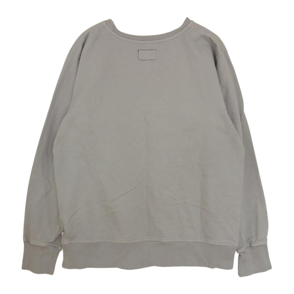 THE NORTH FACE ノースフェイス NT6903N PURPLE LABEL 10oz Mountain Crew Neck Sweat パープルレーベル クルーネック グレー系 L【中古】