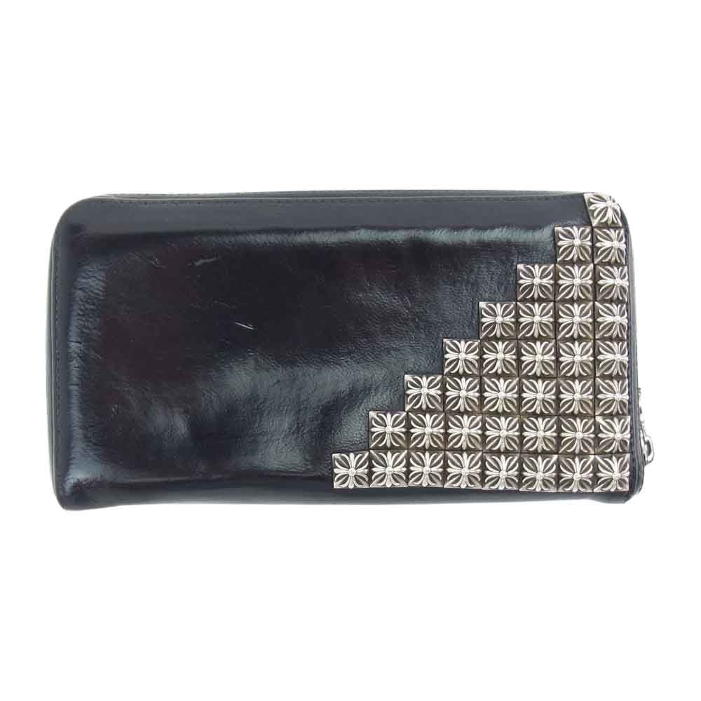 CHROME HEARTS クロムハーツ（原本無） REC F ZIP ゼロピラミッドスタッズ ブラック系【中古】