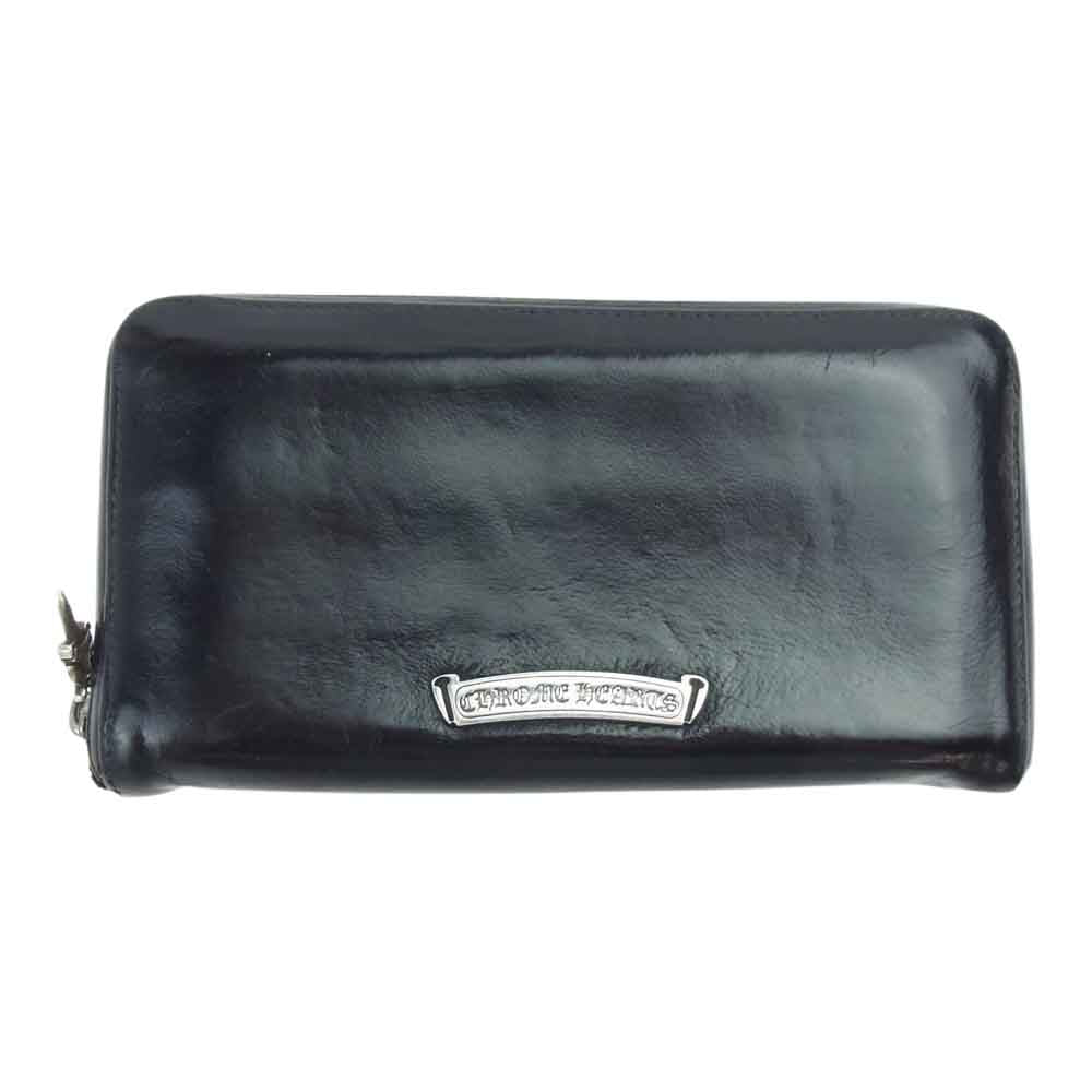 CHROME HEARTS クロムハーツ（原本無） REC F ZIP ゼロピラミッドスタッズ ブラック系【中古】