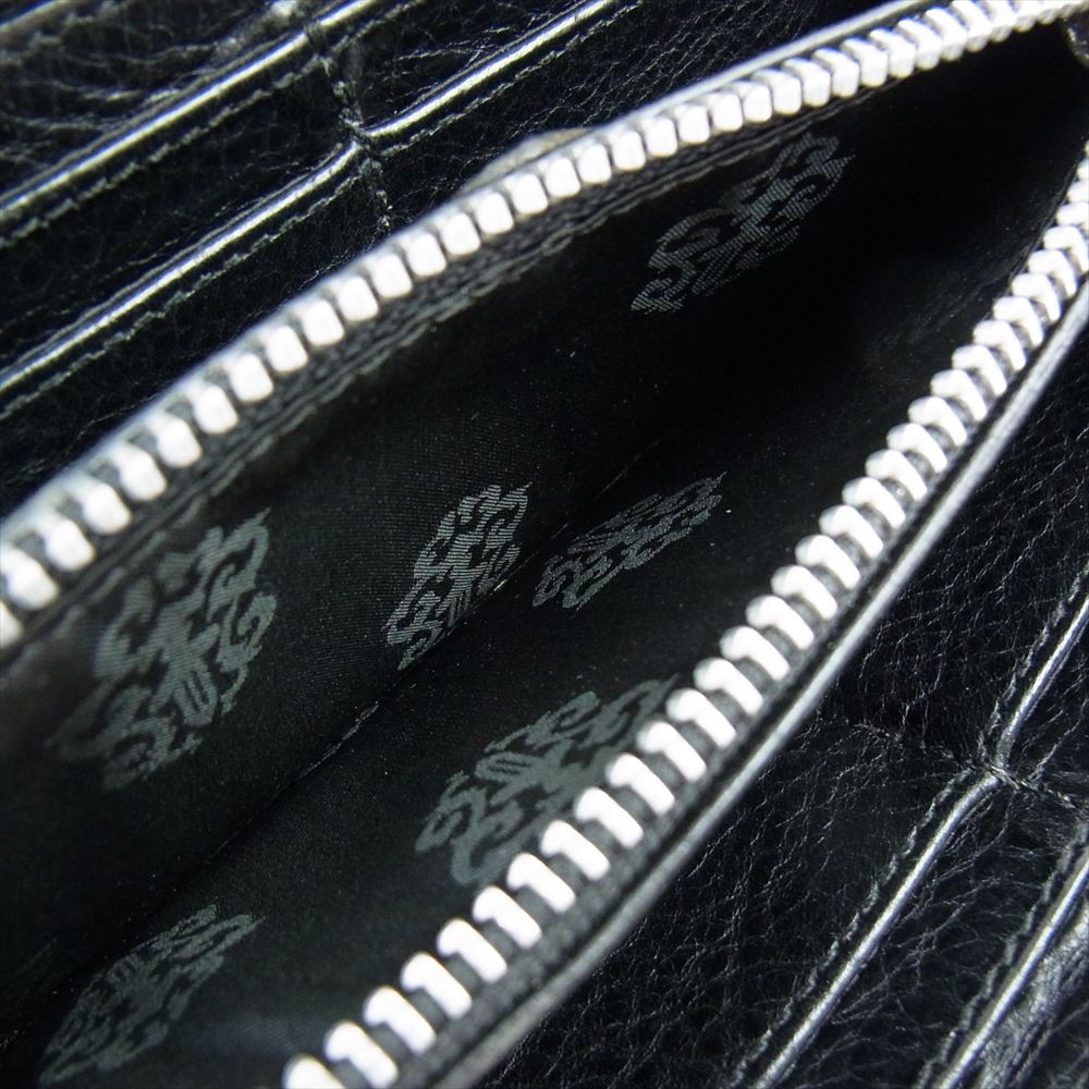 CHROME HEARTS クロムハーツ（原本無） REC F ZIP ゼロピラミッドスタッズ ブラック系【中古】