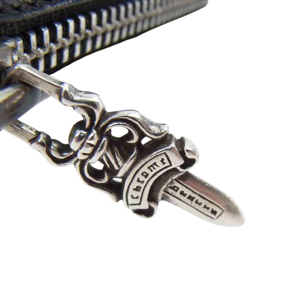 CHROME HEARTS クロムハーツ（原本無） REC F ZIP ゼロピラミッドスタッズ ブラック系【中古】