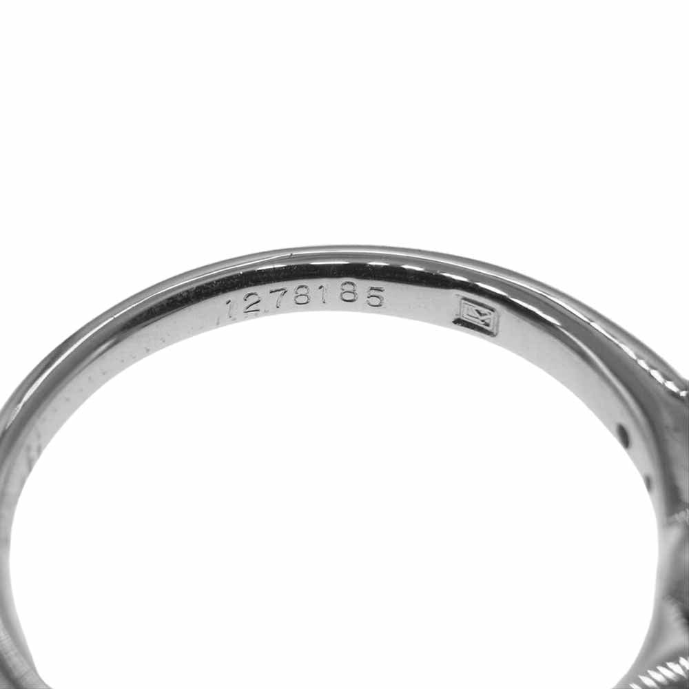 ラザール ダイヤモンド ドリルトン PT950 プラチナ ダイヤモンド リング 0.2CT 鑑定書付 8号【極上美品】【中古】