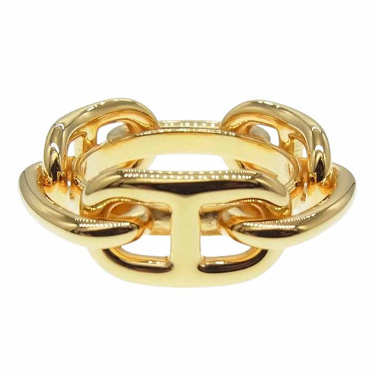 HERMES エルメス シェーヌダンクル スカーフリング ゴールド系【中古】