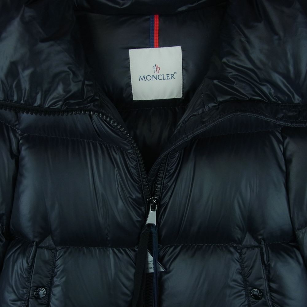 MONCLER モンクレール E20934634549 C0070 BANDAMA バンダム ダウン ジャケット ブラック系 ダークネイビーに近い黒系【美品】【中古】