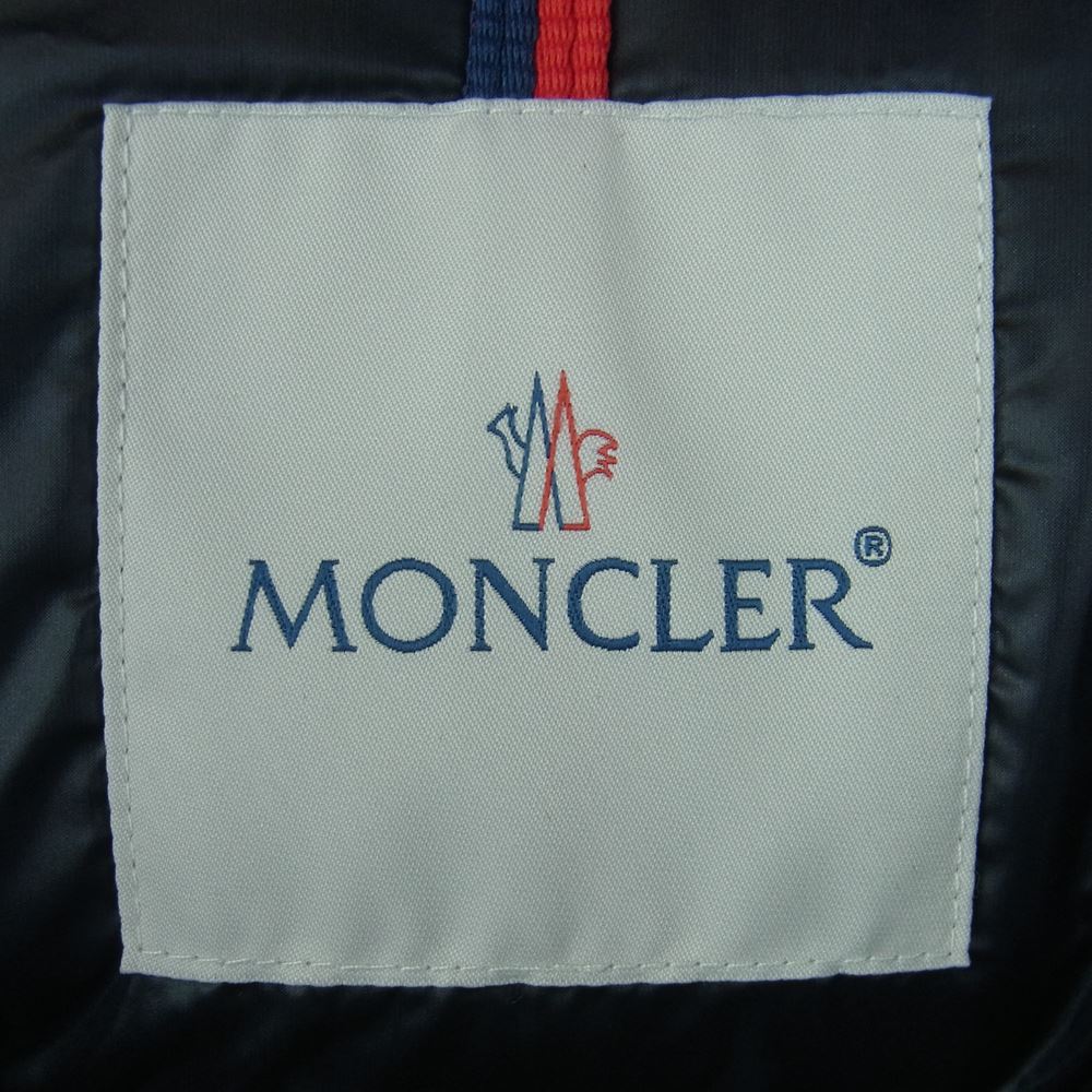 MONCLER モンクレール E20934634549 C0070 BANDAMA バンダム ダウン ジャケット ブラック系 ダークネイビーに近い黒系【美品】【中古】