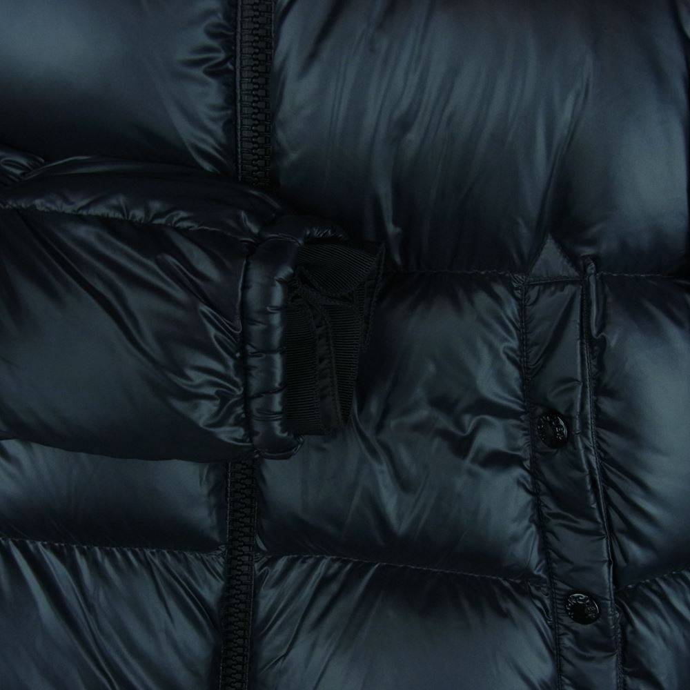 MONCLER モンクレール E20934634549 C0070 BANDAMA バンダム ダウン ジャケット ブラック系 ダークネイビーに近い黒系【美品】【中古】