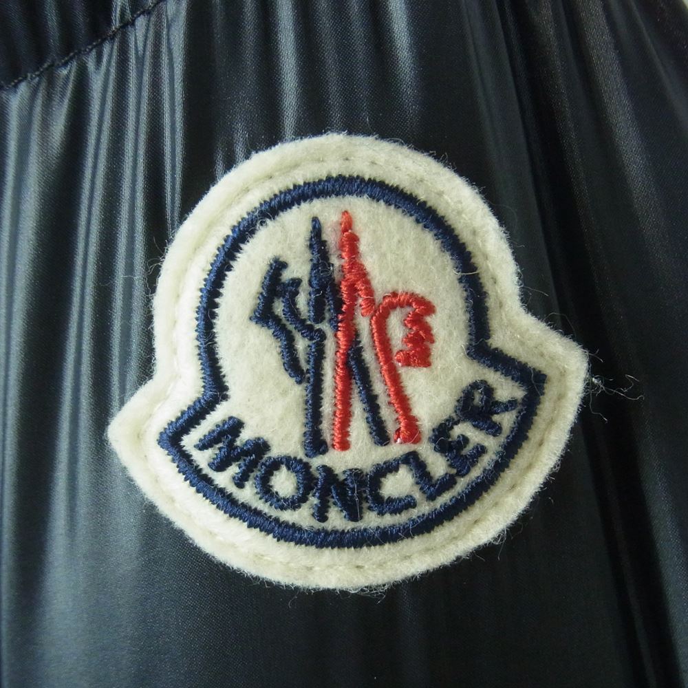 MONCLER モンクレール E20934634549 C0070 BANDAMA バンダム ダウン ジャケット ブラック系 ダークネイビーに近い黒系【美品】【中古】
