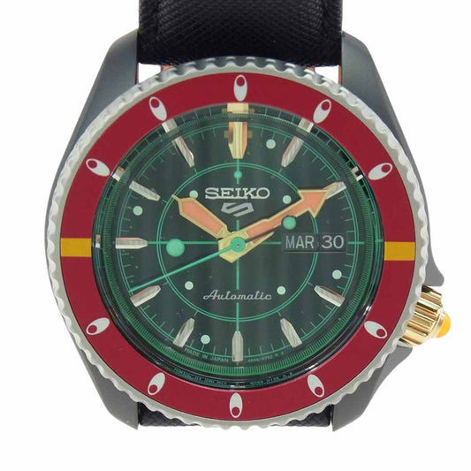 SEIKO セイコー 5SPORTS SBSA037  ジョジョの奇妙な冒険 黄金の風 ナランチャ・ギルガ モデル 腕時計 リストウォッチ マルチカラー系【新古品】【未使用】【中古】