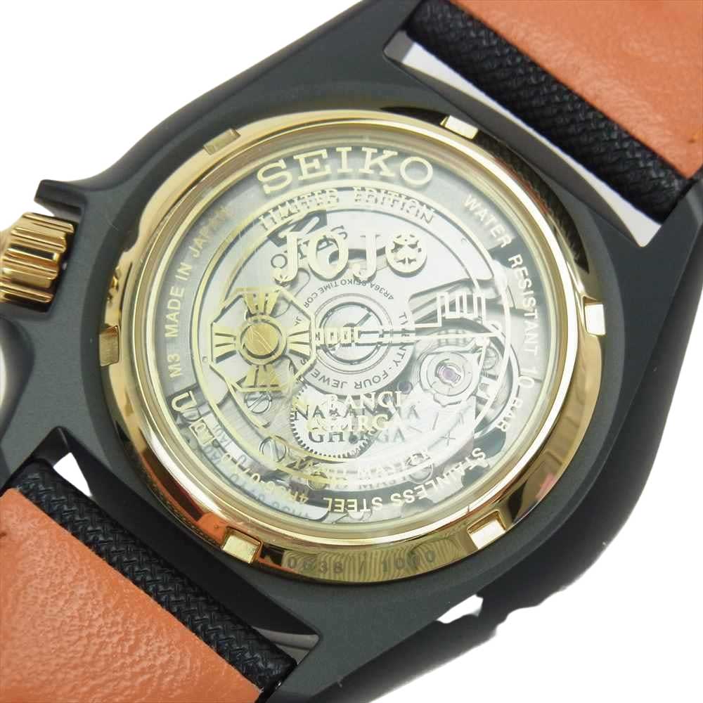 SEIKO セイコー 5SPORTS SBSA037  ジョジョの奇妙な冒険 黄金の風 ナランチャ・ギルガ モデル 腕時計 リストウォッチ マルチカラー系【新古品】【未使用】【中古】