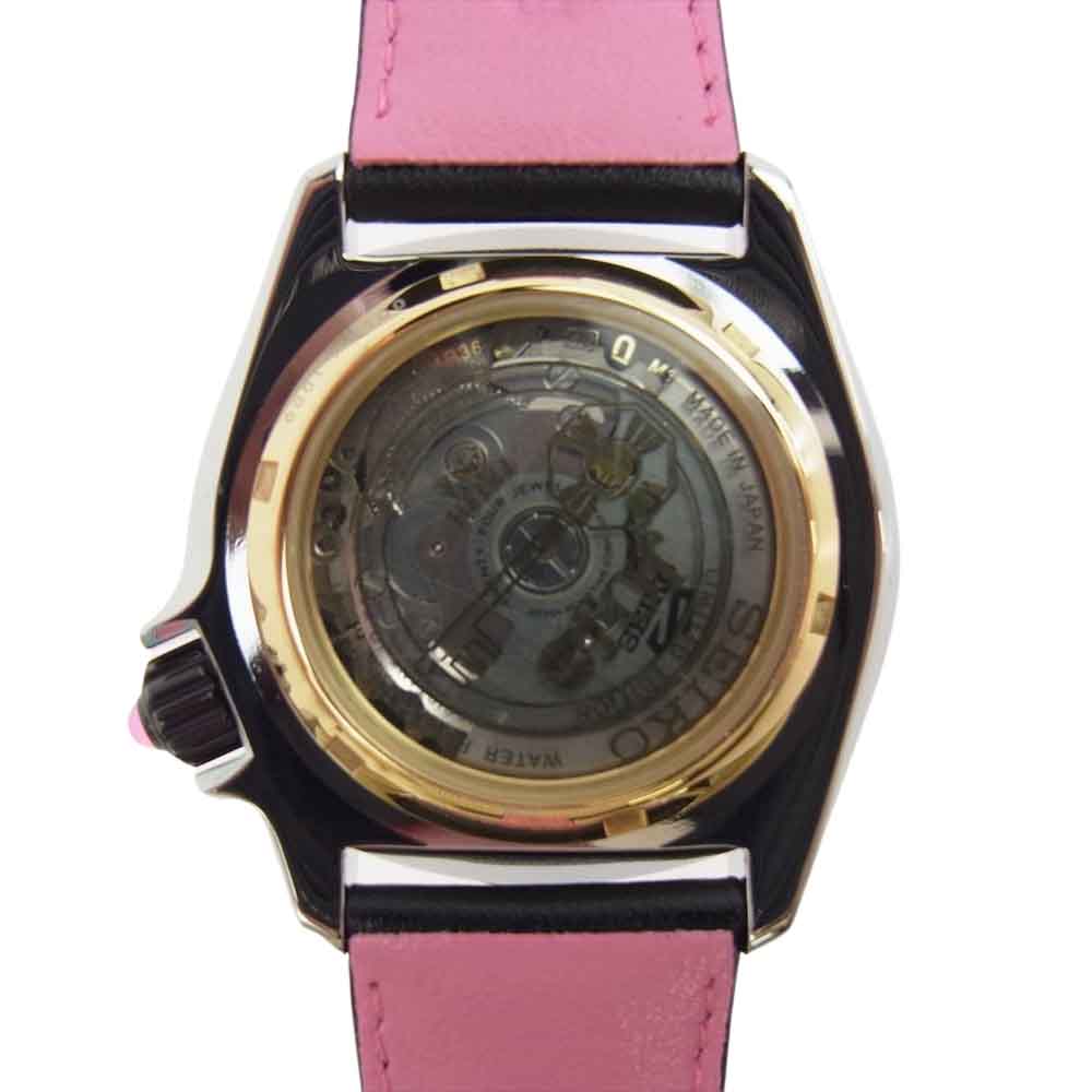 SEIKO セイコー 5SPORTS SBSA033 ジョジョの奇妙な冒険 黄金の風 トリッシュ・ウナ モデル 腕時計 リストウォッチ  パープル系【新古品】【未使用】【中古】