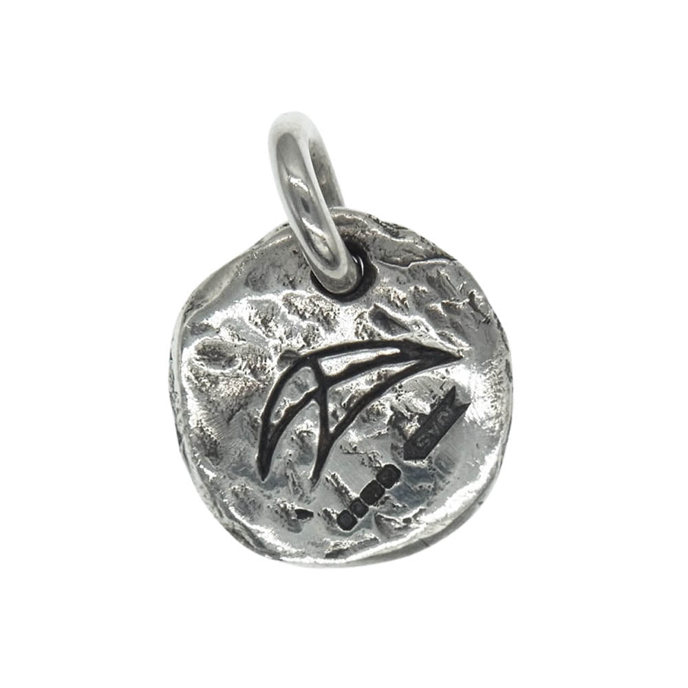 CRAZY PIG クレイジーピッグ ギャランティ付属 Coin Pendant コイン ペンダント シルバー系【中古】