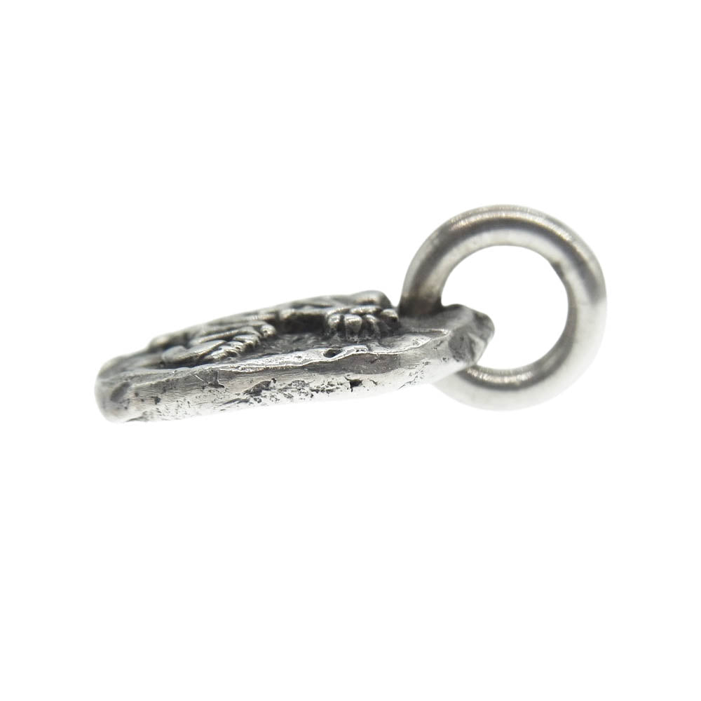 CRAZY PIG クレイジーピッグ ギャランティ付属 Coin Pendant コイン ペンダント シルバー系【中古】