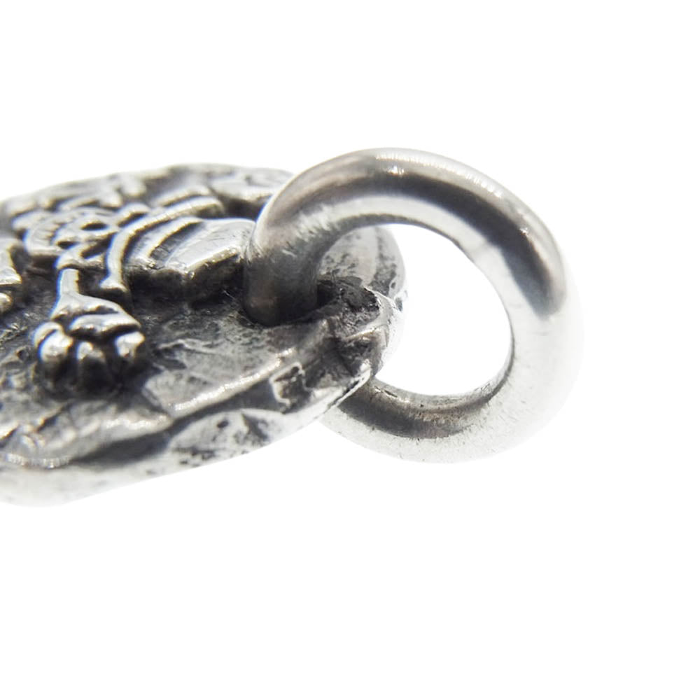 CRAZY PIG クレイジーピッグ ギャランティ付属 Coin Pendant コイン ペンダント シルバー系【中古】